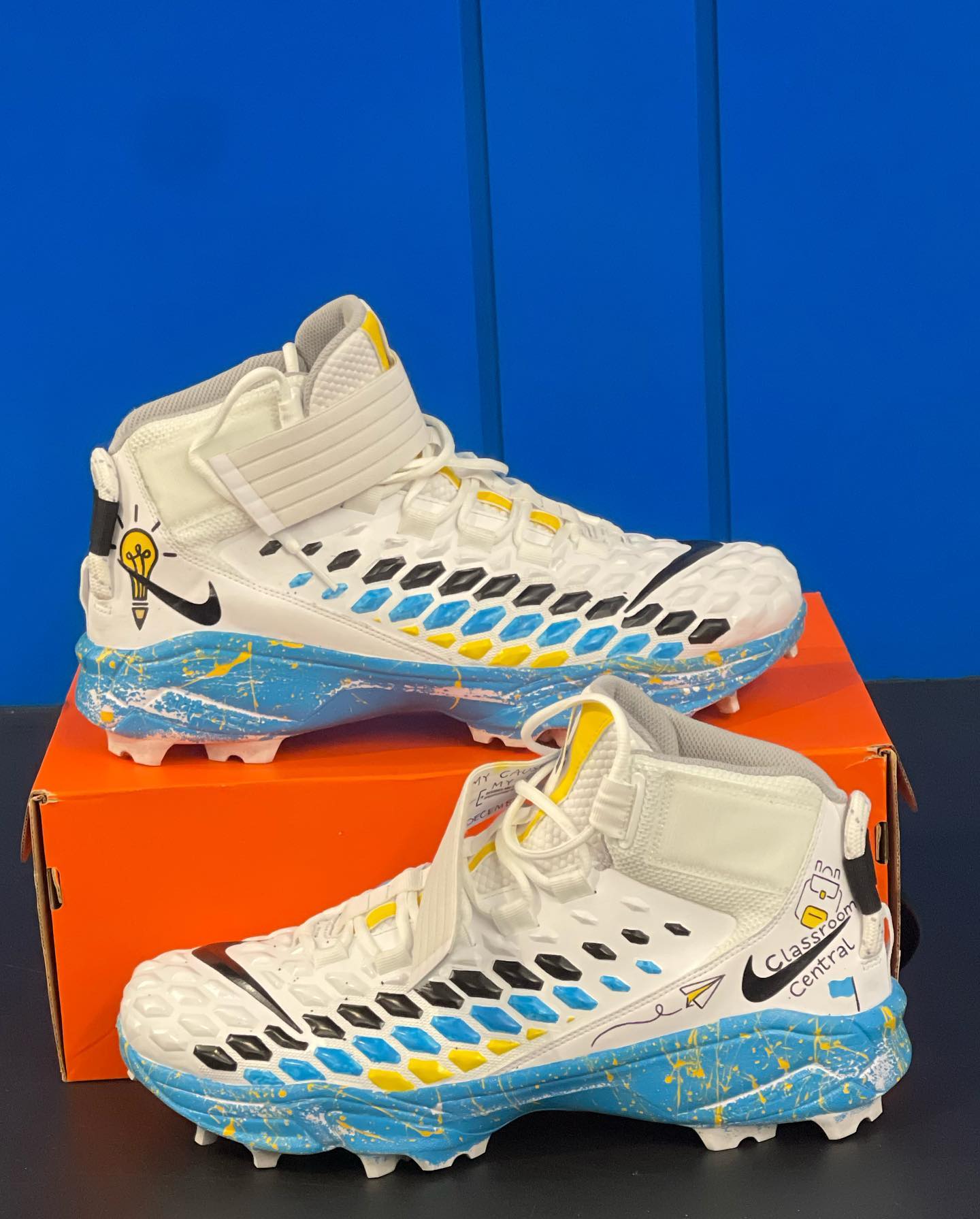 My Cause My Cleats 2022 - Taylor Moton custom cleats for Classroom Central